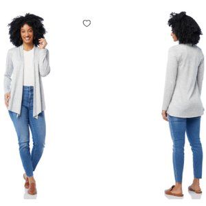 Chris & Carol Light Grey Lightweight Cardigan